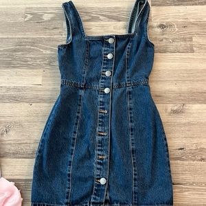 Overall jeans dress, size 2 , COTTON ON